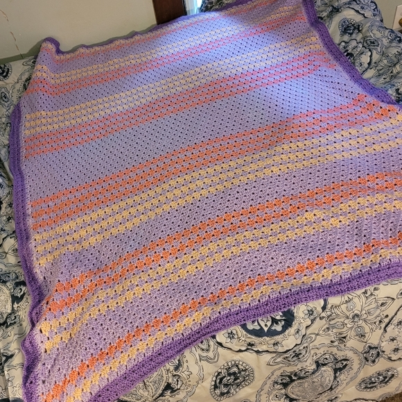 Throw blanket handmade - Picture 4 of 10